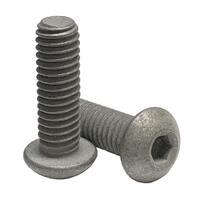 BSCS582G 5/8"-11 X 2" Button Socket Cap Screw, Coarse, Alloy, HDG